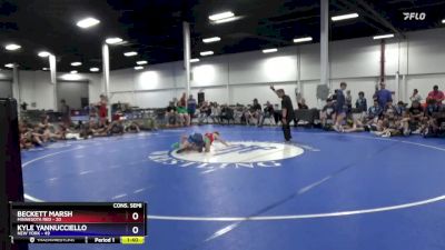 92 lbs 4th Wrestleback (16 Team) - Beckett Marsh, Minnesota Red vs Kyle Yannucciello, New York