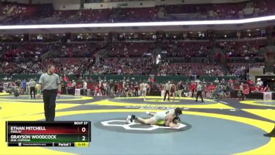 D1-144 lbs Cons. Round 2 - Grayson Woodcock, Dub. Coffman vs Ethan Mitchell, Findlay