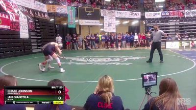 113 lbs Quarterfinal - Ian Giancola, Hoxie vs Chase Johnson, Minneapolis