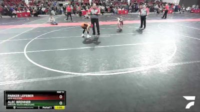 90 lbs 1st Place Match - Alec Brenner, Oregon Youth Wrestling vs Parker Lefeber, New Holstein