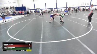 133 lbs Cons. Round 3 - Greco Renden, Harper College vs Aiden Evans, Loras