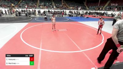 65 lbs Round Of 16 - Ryson Hopkins, Wolfpack Wr Ac vs Zaivian Fuentes, Wesley Club WC