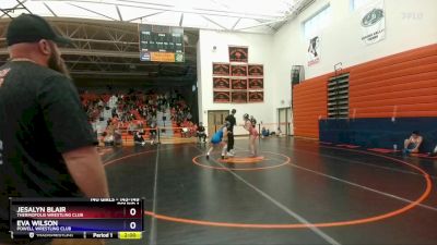 143-149 lbs Round 1 - Jesalyn Blair, Thermopolis Wrestling Club vs Eva Wilson, Powell Wrestling Club