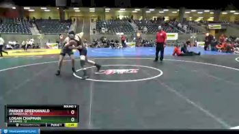 145 lbs Round 3 (4 Team) - Logan Chapman, 3A Rainier vs Parker Greenawald, 3A Warrenton