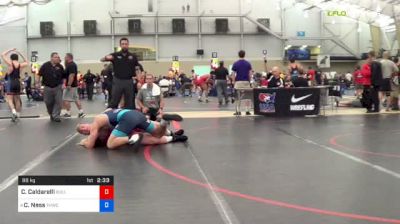 86 kg Round Of 64 - Cameron Caldarelli, Bulls Wrestling Club vs Chip Ness, Tar Heel Wrestling Club