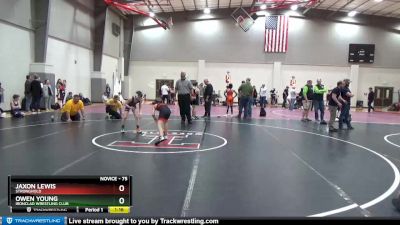 75 lbs Semifinal - Jaxon Lewis, Stronghold vs Owen Young, Ironclad Wrestling Club