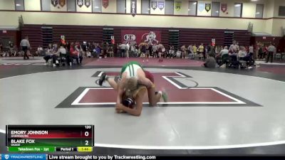 120 lbs Round 3 - Emory Johnson, Harrisburg vs Blake Fox, Osage