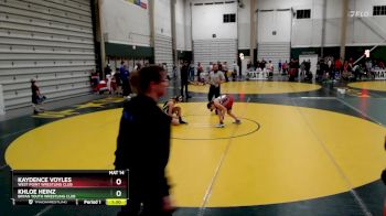 102-112 lbs Champ. Round 1 - Khloe Heinz, Bryan Youth Wrestling Club vs Kaydence Voyles, West Point Wrestling Club