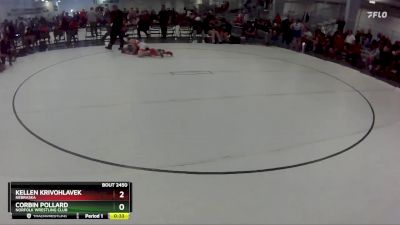 109 lbs Cons. Round 4 - Kellen Krivohlavek, Nebraska vs Corbin Pollard, Norfolk Wrestling Club