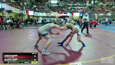 AA - 138 lbs Cons. Round 3 - Jaxsyn Baker, Billings Skyview vs Bladen Madel, Great Falls / MSDB