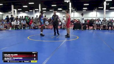 119 lbs Quarters & 1st Wb (16 Team) - Dylan Villers, Tennessee vs Quincey Crawford, Missouri Blue