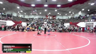 54-59 lbs Quarterfinal - Brennon Hall, Greentown WC vs Duke Burks, Carmel USA WC