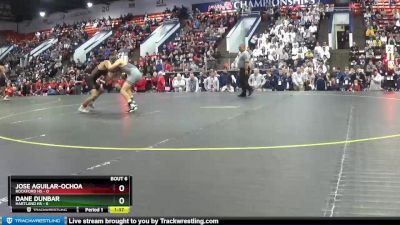 106 lbs Semifinals (8 Team) - Jose Aguilar-Ochoa, Rockford HS vs Dane Dunbar, Hartland HS