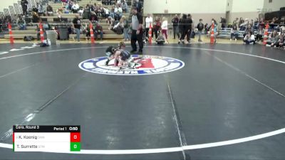 45 lbs Cons. Round 3 - Koy Koenig, Summit Wrestling Academy vs Tanner Surrette, STMA