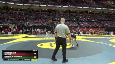 D1-113 lbs Quarterfinal - Mason Rohr, Mass. Perry vs Garrison Weisner, Oregon Clay