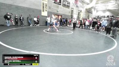 135 lbs Cons. Round 5 - Samuel Murchison, Red Wave Wrestling vs Bryson Gemmell, Burton