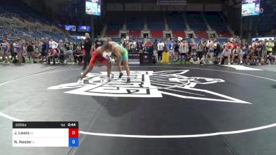 220 lbs Cons 8 #2 - Joseph Lewis, Iowa vs Nick Nosler, Illinois