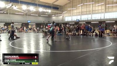 125+130 Quarterfinal - Mason Nobles, Elevate Wrestling Club vs Mark Evans, Palmetto State Wrestling Acade