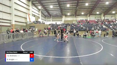 92-101 lbs 3rd Place Match - Sloan Andrews, Sanderson Wrestling Academy vs Delanie Knight, Wasatch Wrestling Club