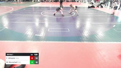 77 lbs Rr Rnd 1 - Finnegan Wheeler, Apex Elementary vs Matthew Murschell, Pride Wrestling