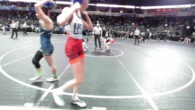 94.3-104.2 lbs Quarterfinal - Isabella Patino, Grantsville HS vs Mikayla Byington, St. Amant Wrestling Club