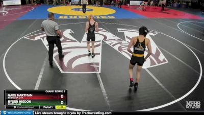 Champ. Round 1 - Gabe Hartman, Nebraska City vs Ryder Higdon, Gretna East