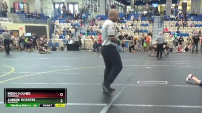 90 lbs Cons. Round 4 - Mekhi Holmes, Marlboro vs Carson Roberts, Panthers