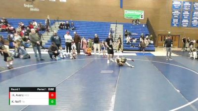 47-50 lbs Round 1 - Kovie Avery, Westlake vs Kyzer Neff, Timpanogos Wrestling