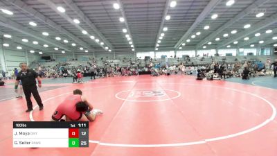 160 lbs Rr Rnd 2 - Juan Moya, Grit Mat Club Red vs Gavin Seiler, RedNose Wrestling School - HS