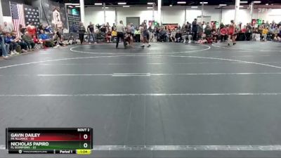 130 lbs Round 1 (4 Team) - Gavin Dailey, PA Alliance vs Nicholas Papiro, FL Scorpions