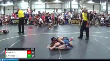 60 lbs Round 1 (6 Team) - Dustin Alvarado, Pomona Elite vs Wesley Martin, American Gladiators-Blue