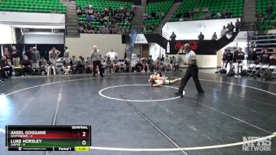 167 lbs Semifinals (8 Team) - Luke Horsley, Jasper vs Ansel Goggans, Scottsboro