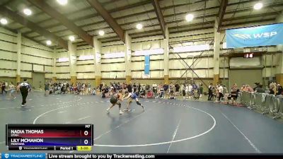 125 lbs Cons. Round 2 - Nadia Thomas, Utah vs Lily McMahon, Montana