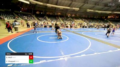 90 lbs Rr Rnd 5 - Aubrey Gomez, Tulsa Blue T Panthers vs Jack Bovos, Salina Wrestling Club