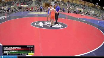154 lbs Semis (4 Team) - Nathaniel Breyman, Hidden Valley vs Isaiah Martinez, Madras