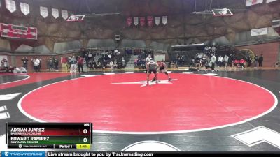 165 lbs 1st Place Match - Edward Ramirez, Santa Ana College vs Adrian Juarez, Bakersfield College