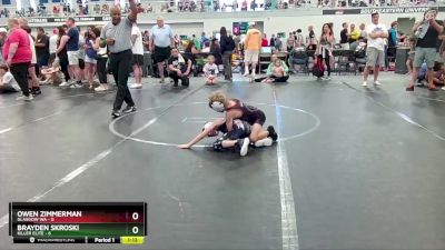 52 lbs Finals (8 Team) - Brayden Skroski, Killer Elite vs Owen Zimmerman, Glasgow WA