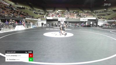 115 lbs Consi Of 8 #1 - Ayden Shaw-Jimenez, Garces vs Sergio Escobar, Bakersfield