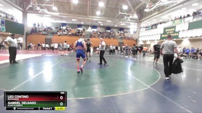 165 lbs Semifinal - Gabriel Delgado, Slam Academy vs Leo Contino, Buchanan