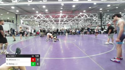 114 lbs Semifinal - Beniamino DiCocco, Apex Worldwide vs Shai Sabag, Lion's Den Young Bucks