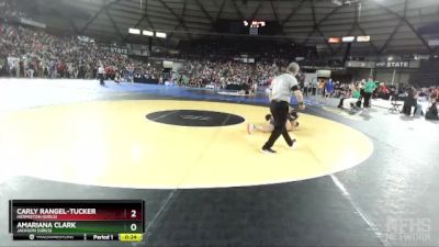 Girls 3A/4A 140 Cons. Round 2 - Amariana Clark, Jackson (Girls) vs Carly Rangel-Tucker, Hermiston (Girls)