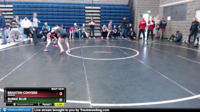 90 lbs Semifinal - Braxton Conyers, Suples vs Burke Blue, PWC