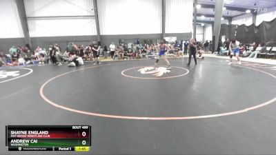 138 lbs Cons. Round 2 - Shayne England, Mat Demon Wrestling Club vs Andrew Cai, Washington