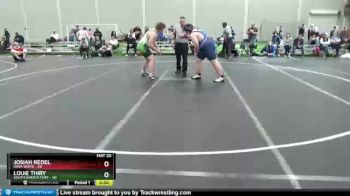 285 lbs Round 3 (8 Team) - Josiah Redel, Iowa White vs Louie Thiry, South Dakota Fury