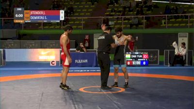 74 kg Jitender, IND vs Soner Demirtas, TUR