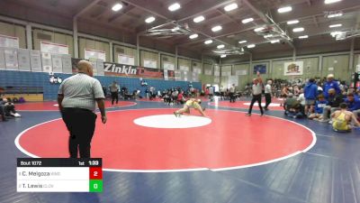 113 lbs Semifinal - Carlos Melgoza, Kingsburg vs Thunder Lewis, Clovis