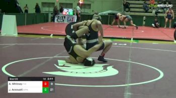 165 lbs Quarterfinal - Austin Whitney, Ithica College vs Joseph Accousti, Appalachian State