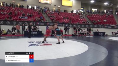 125 kg Cons 16 #1 - Kaiden Cisneros, Arizona vs Jackson Mankowski, Wisconsin