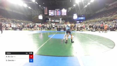 126 lbs Rnd Of 128 - Adam St. Cyr, Maine vs Steele Diercks, Iowa