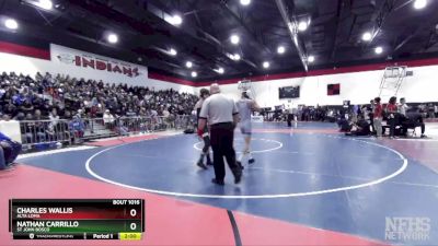 120 lbs Champ. Round 1 - Nathan Carrillo, St John Bosco vs Charles Wallis, Alta Loma